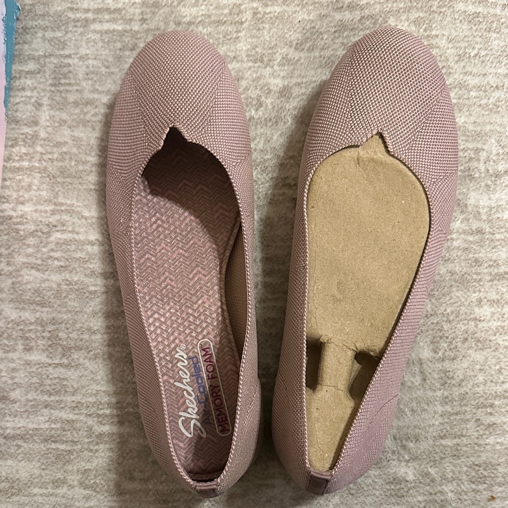 Skechers Light Pink Slip-On with Air-Cooled Comfort